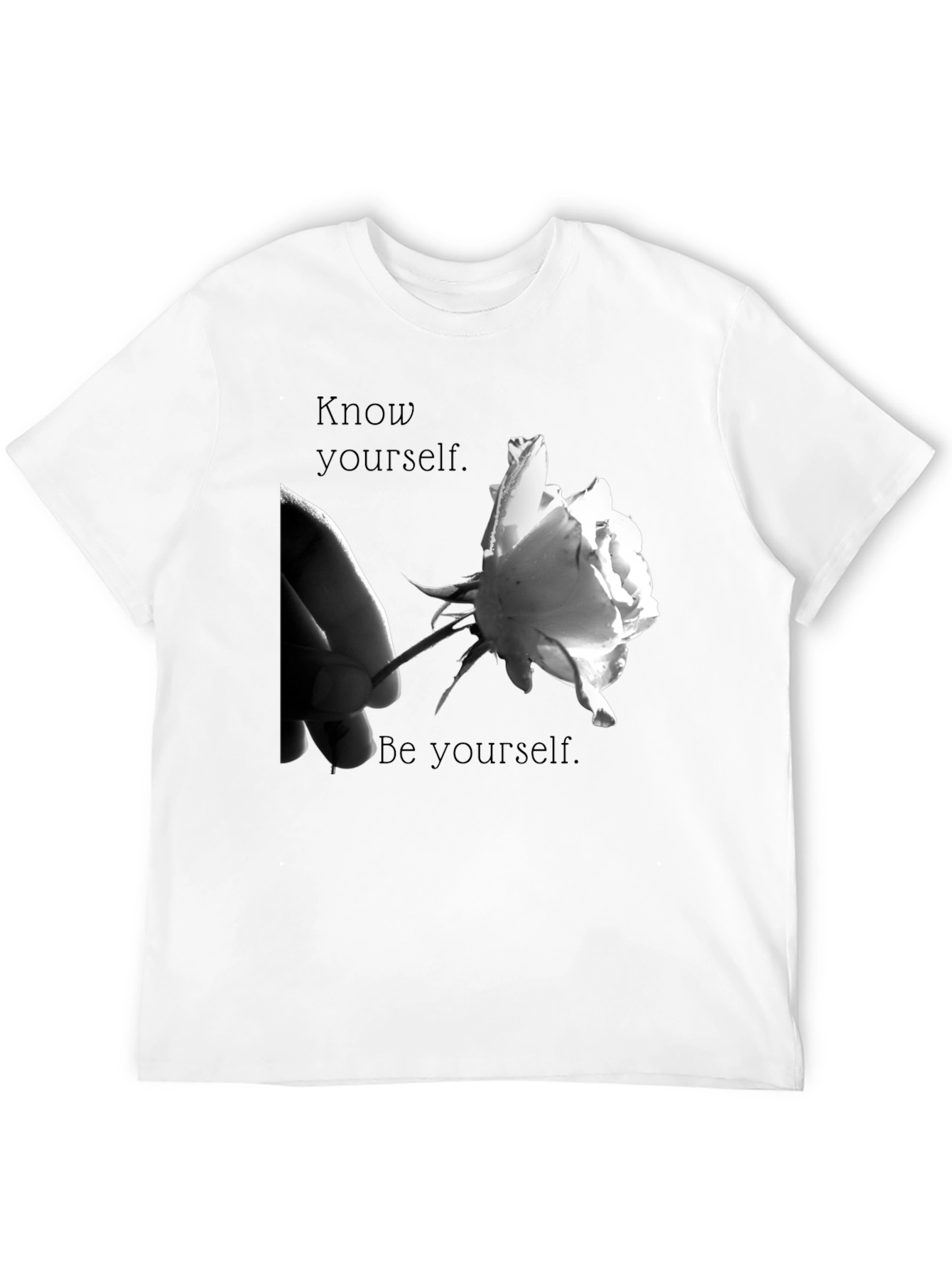 Know Yourself Graphic T-Shirt - Black