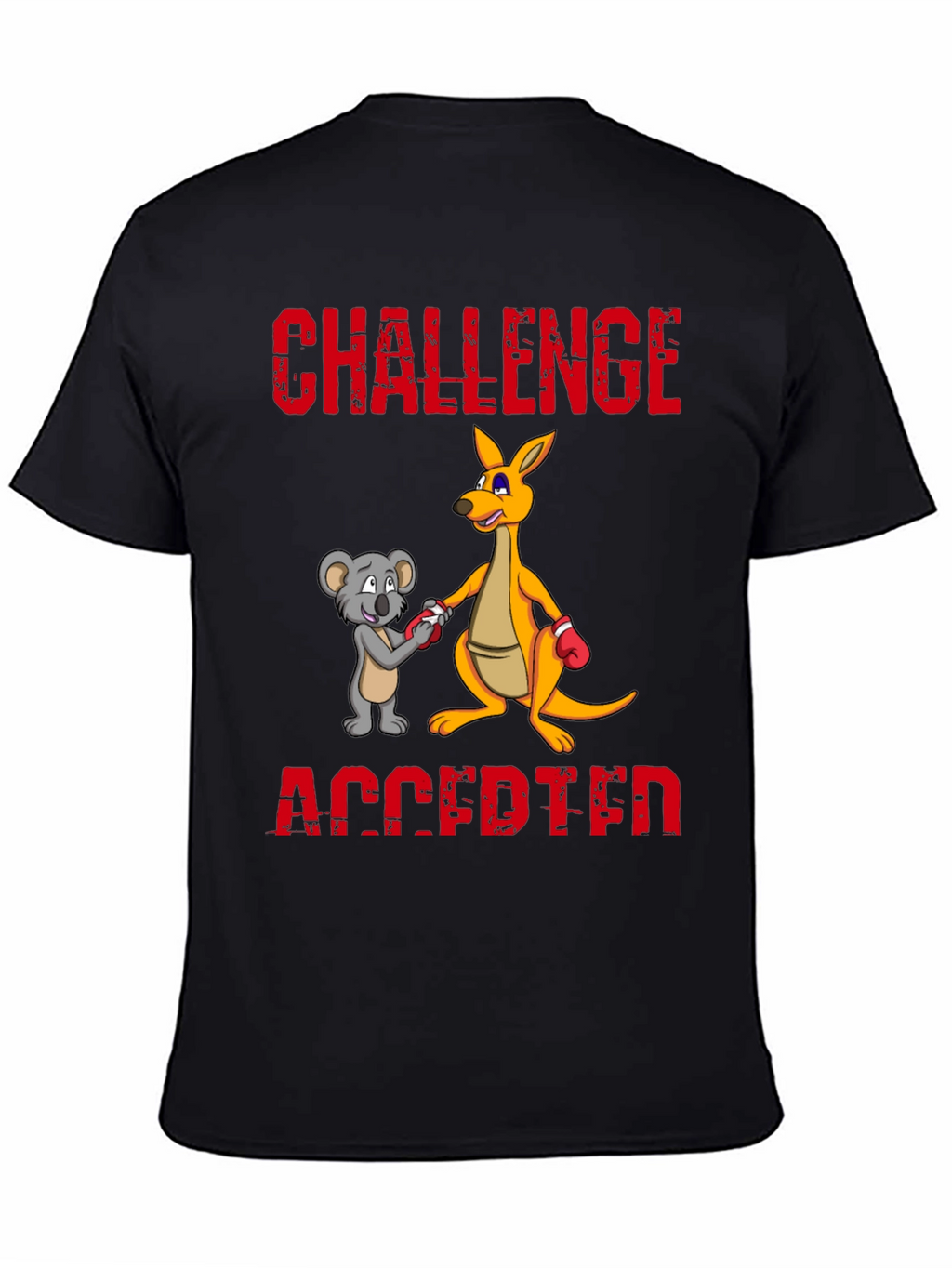 Challenge Accepted T-Shirt Kangaroo vs Koala Boxing