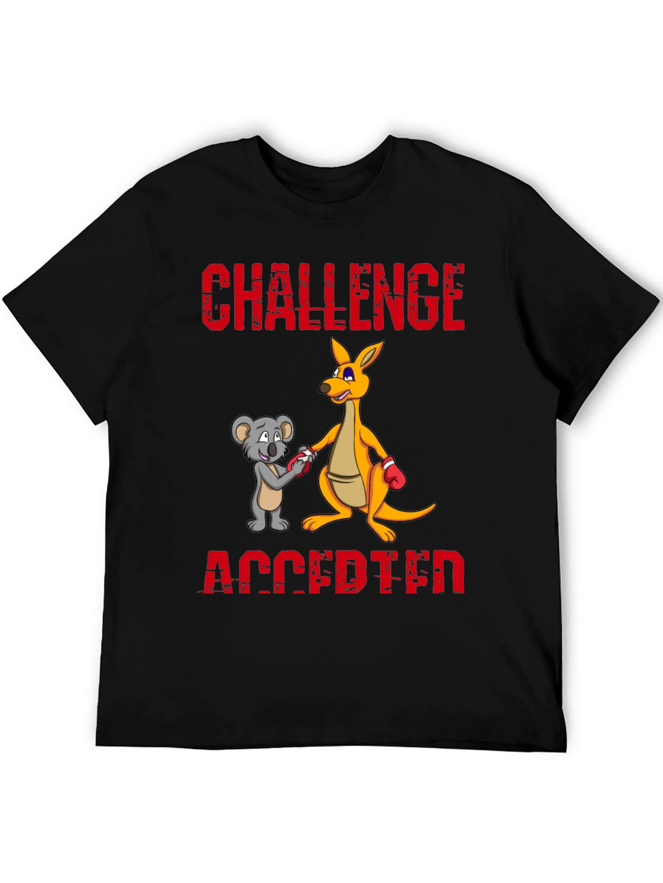 Challenge Accepted T-Shirt Kangaroo vs Koala Boxing