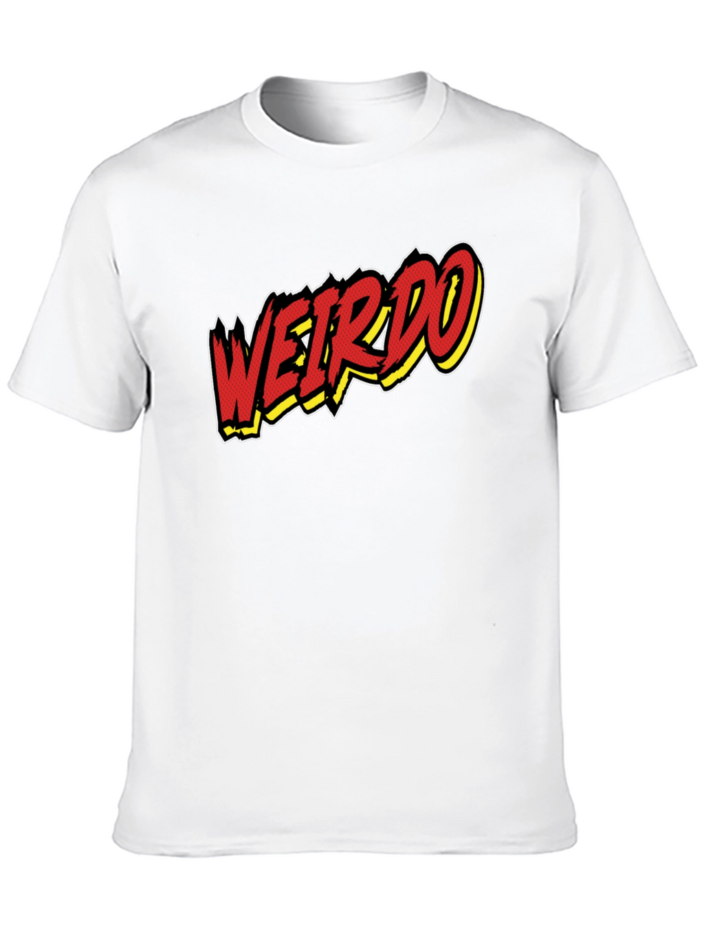 Weirdo Graphic Print Black T-Shirt