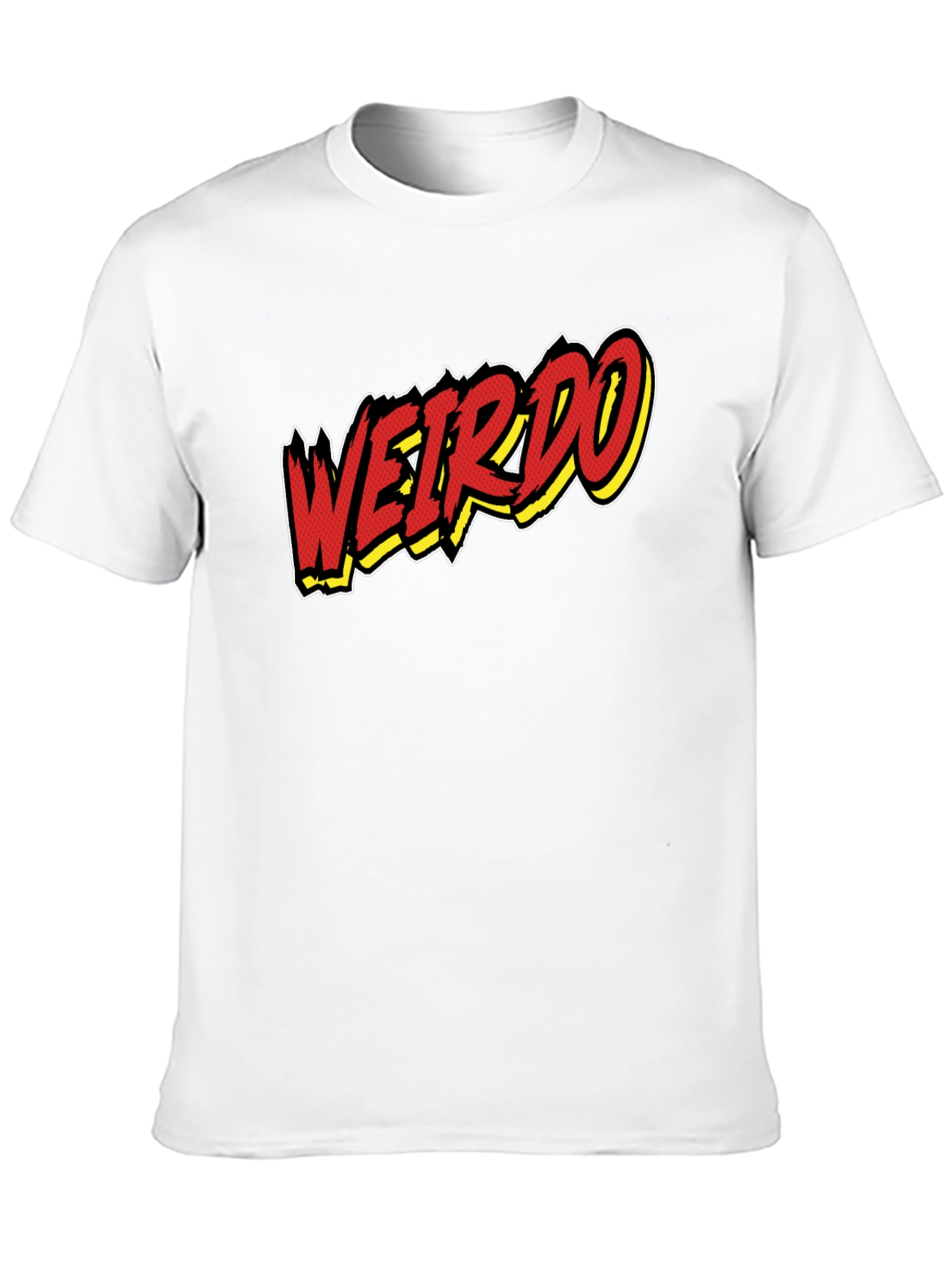 Weirdo Graphic Print Black T-Shirt