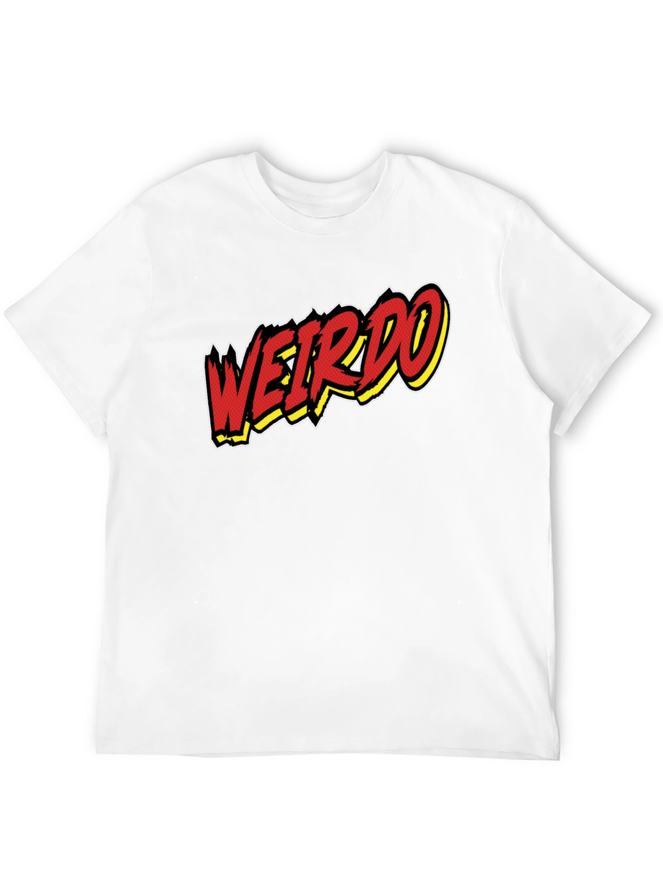 Weirdo Graphic Print Black T-Shirt