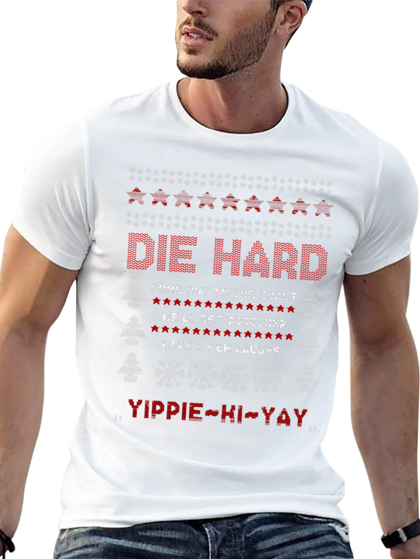 Die Hard Christmas Sweater Graphic Tee