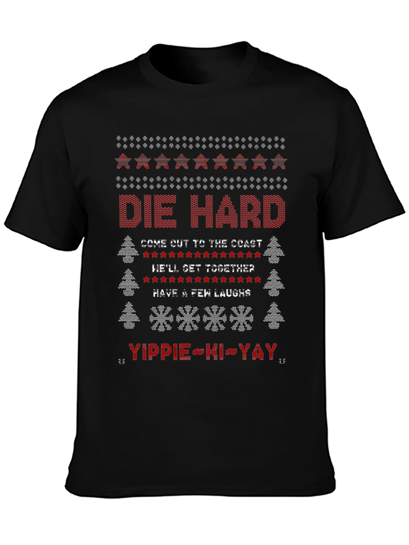 Die Hard Christmas Sweater Graphic Tee