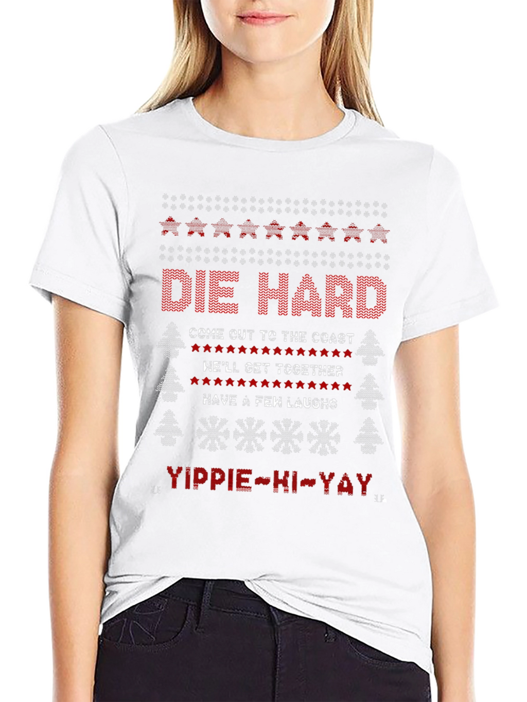 Die Hard Christmas Sweater Graphic Tee