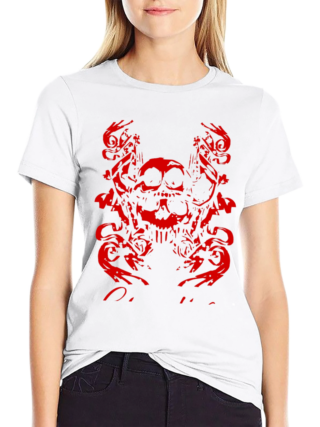 Skull Graphic T-Shirt - Edgy Design