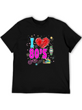I Love the 80s Graphic T-Shirt Retro Design