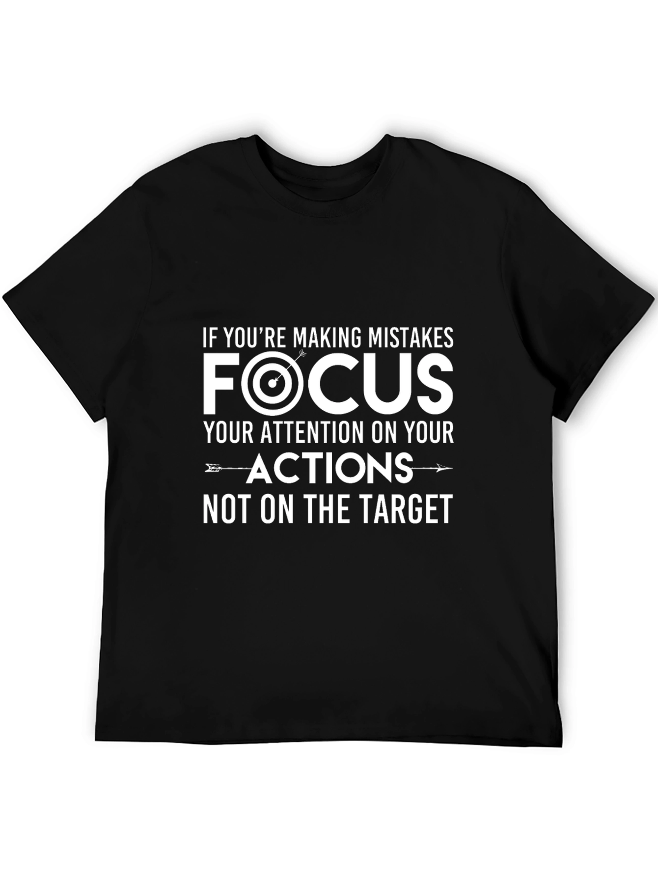 Focus Graphic Tee - Motivational T-Shirt