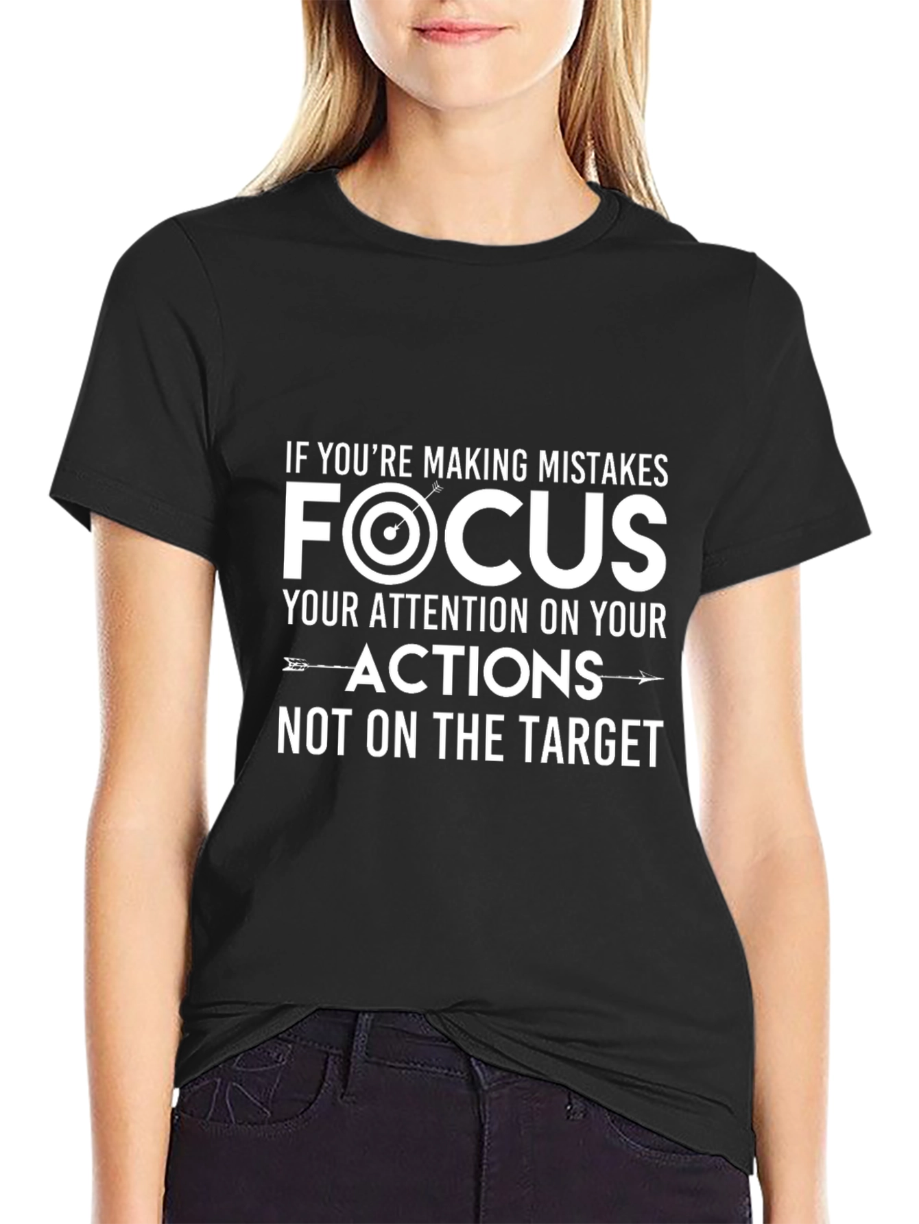 Focus Graphic Tee - Motivational T-Shirt