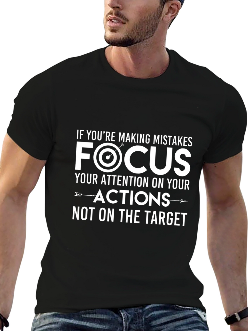 Focus Graphic Tee - Motivational T-Shirt