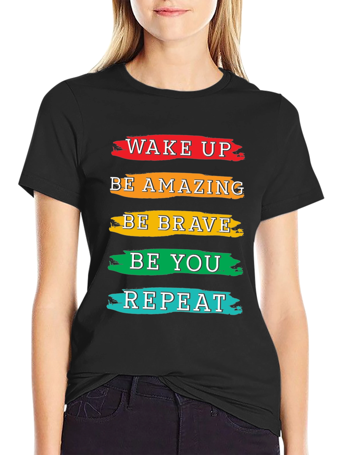 Inspirational T-Shirt: Wake Up Be Amazing