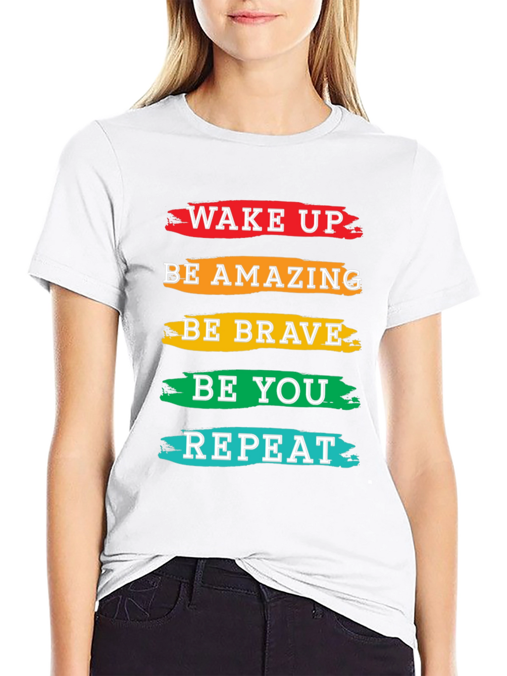 Inspirational T-Shirt: Wake Up Be Amazing