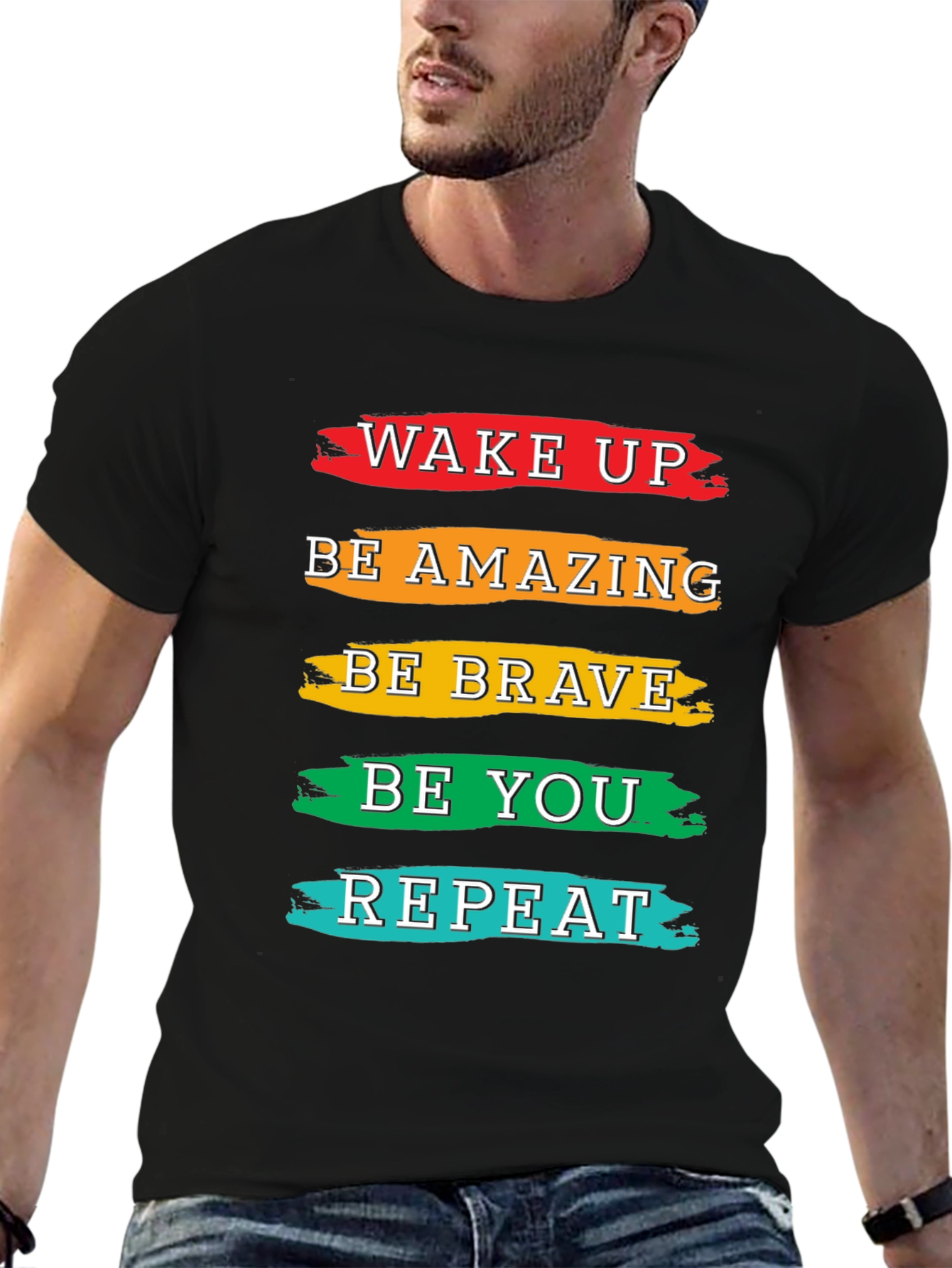Inspirational T-Shirt: Wake Up Be Amazing