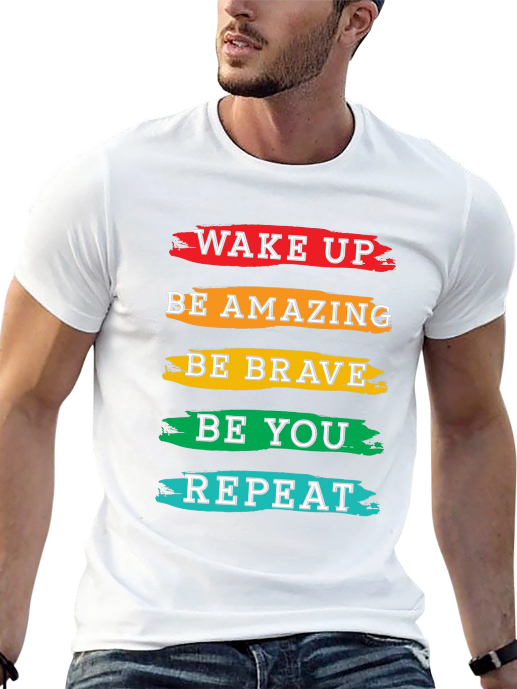 Inspirational T-Shirt: Wake Up Be Amazing