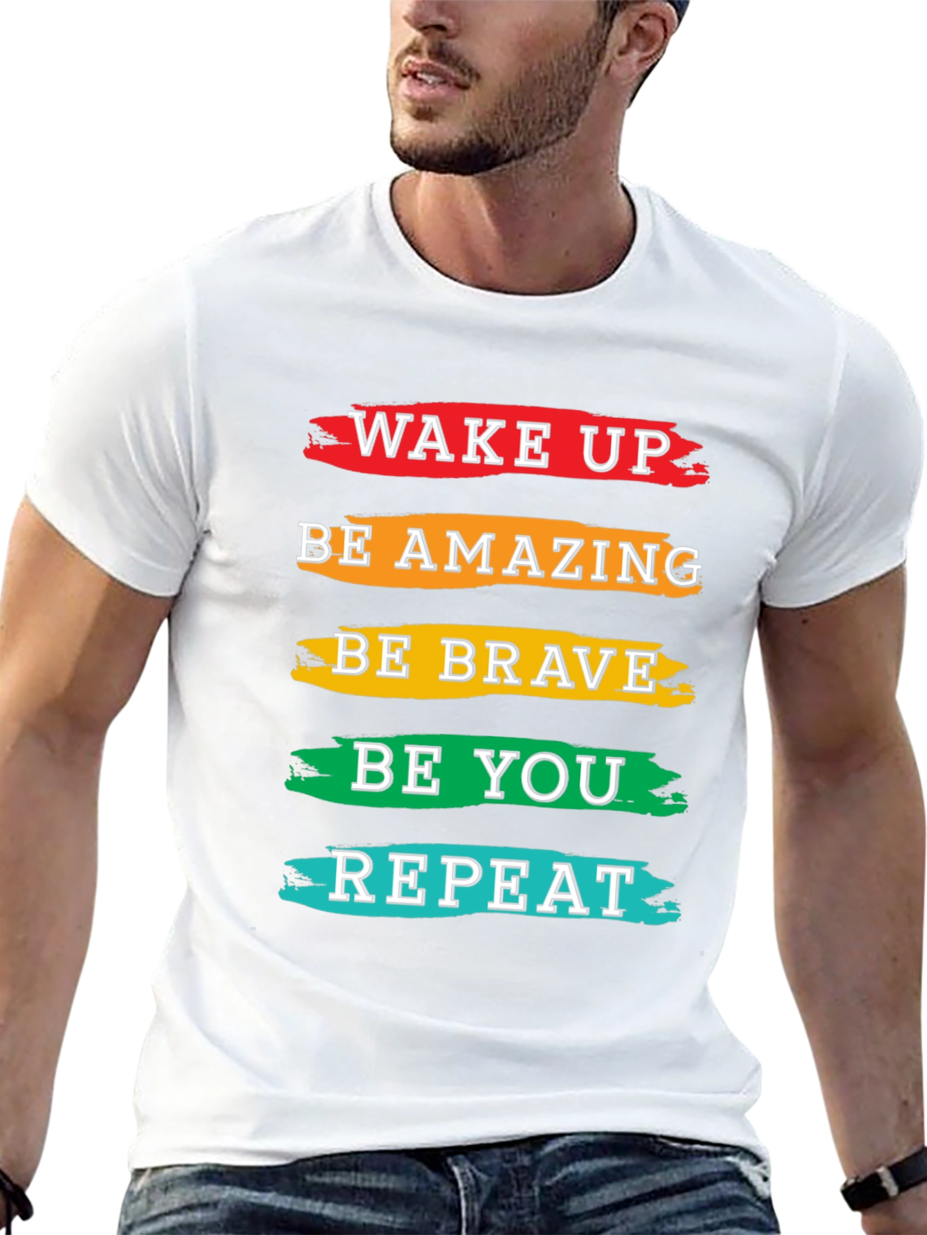 Inspirational T-Shirt: Wake Up Be Amazing