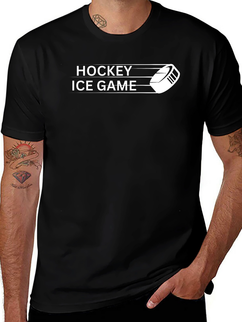 Hockey Ice Game T-Shirt - Cool Sports Tee