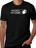 Hockey Ice Game T-Shirt - Cool Sports Tee