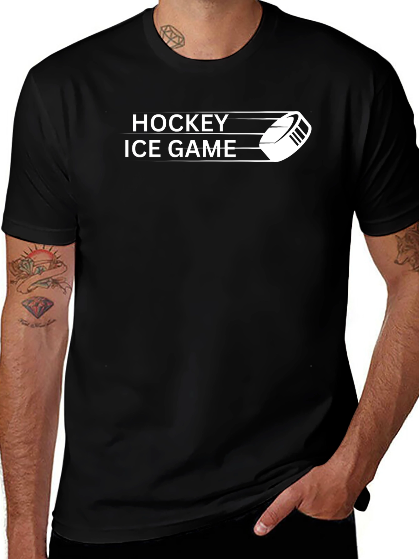 Hockey Ice Game T-Shirt - Cool Sports Tee