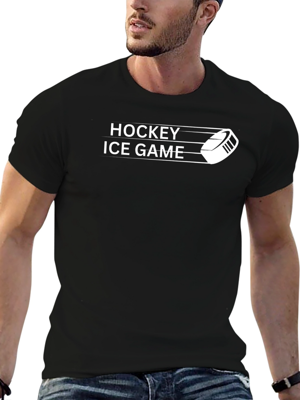 Hockey Ice Game T-Shirt - Cool Sports Tee