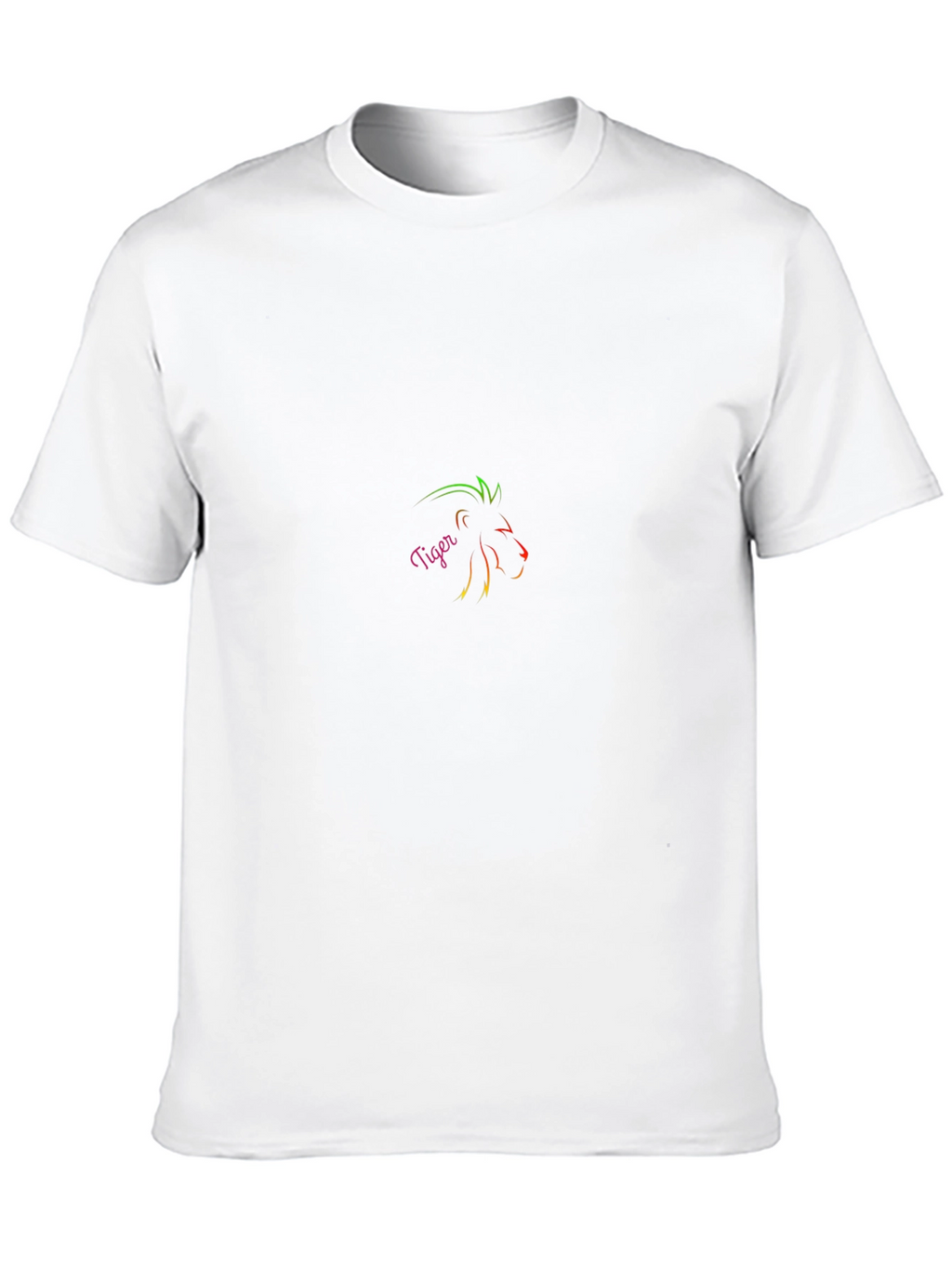 Mens Black Graphic Tee - Tiger