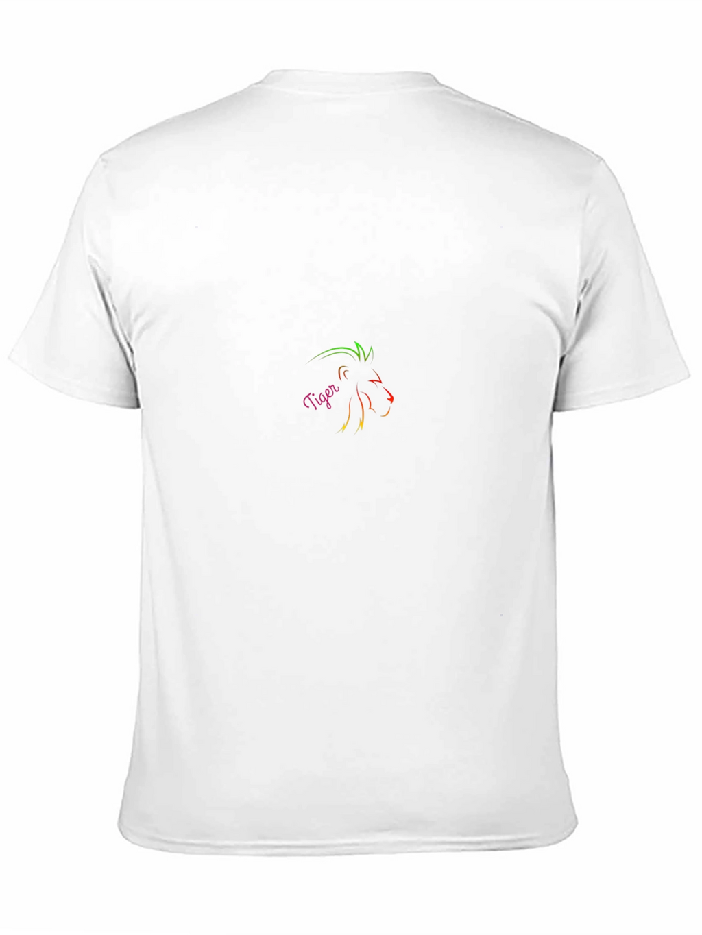 Mens Black Graphic Tee - Tiger