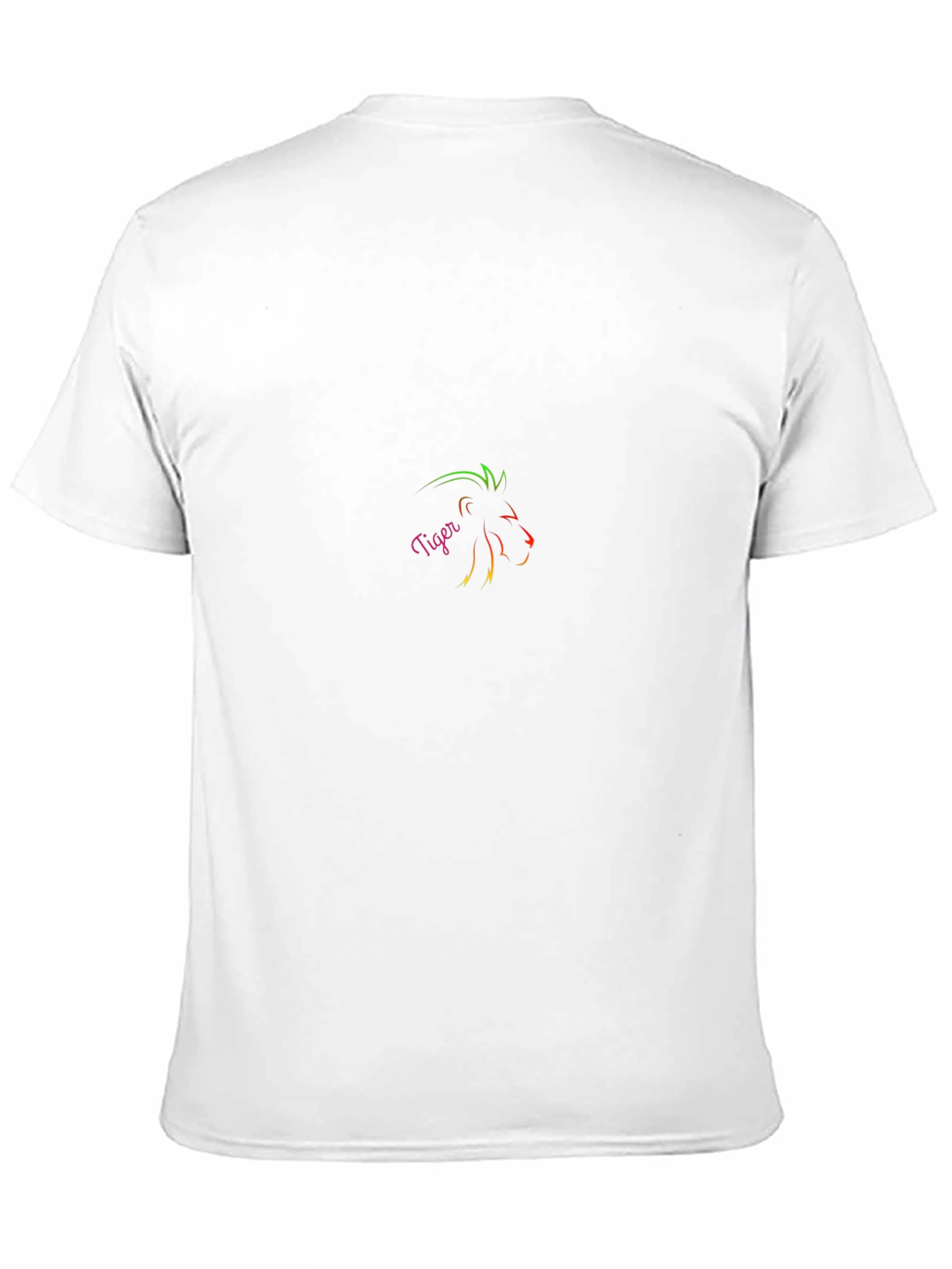 Mens Black Graphic Tee - Tiger