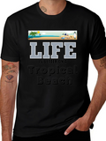 Tropical Beach Life T-Shirt