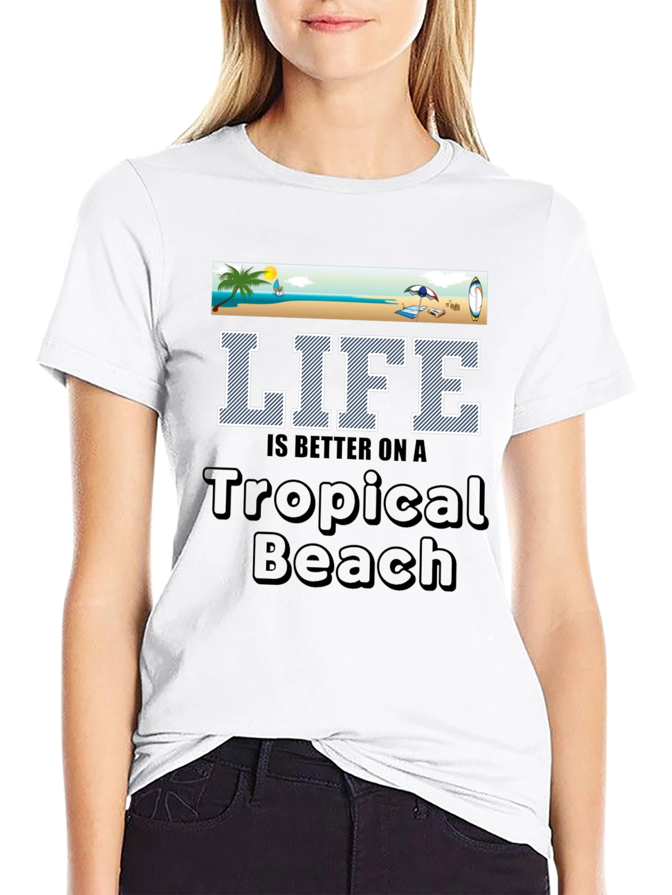 Tropical Beach Life T-Shirt