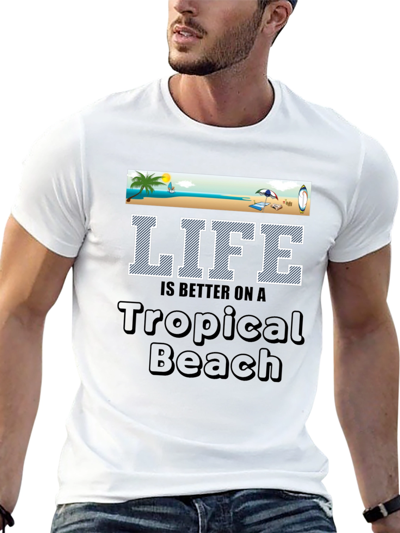 Tropical Beach Life T-Shirt