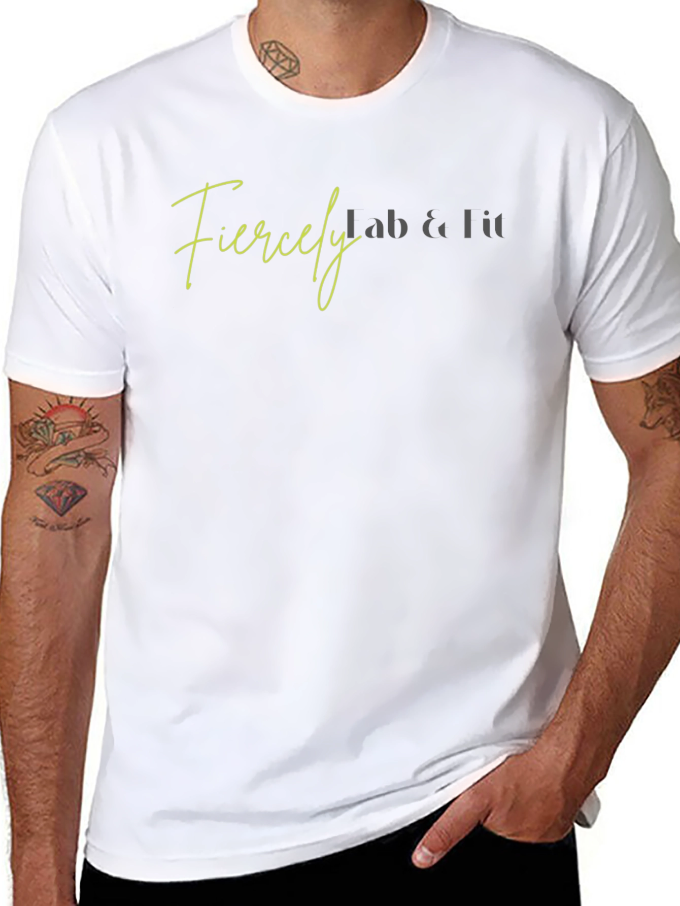 Fiercely Fab & Lit Black T-Shirt
