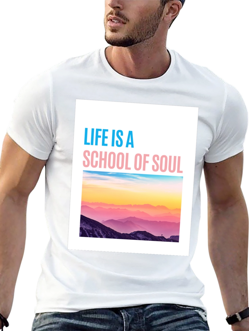Life is a School of Soul Graphic Tee