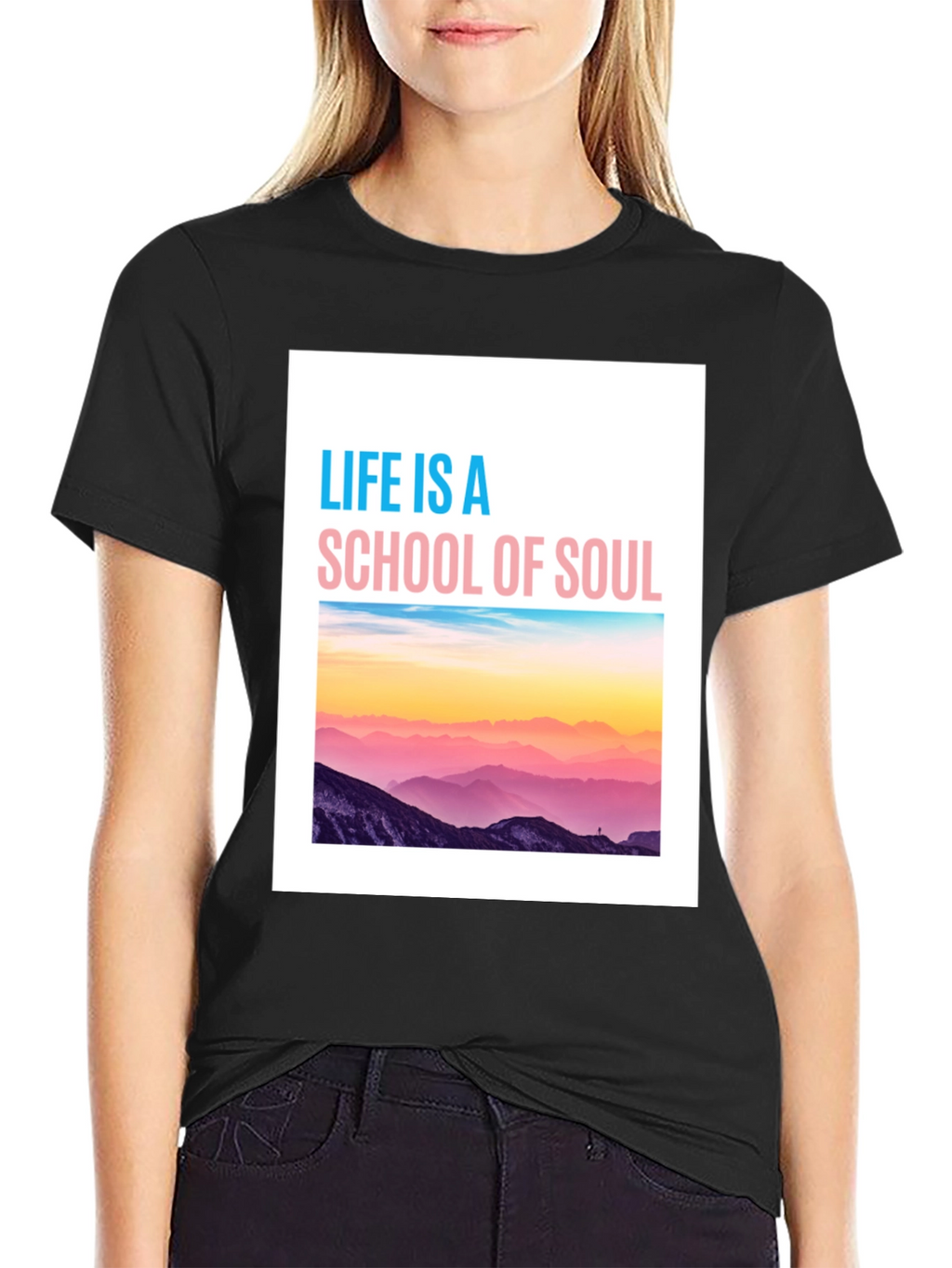 Life is a School of Soul Graphic Tee