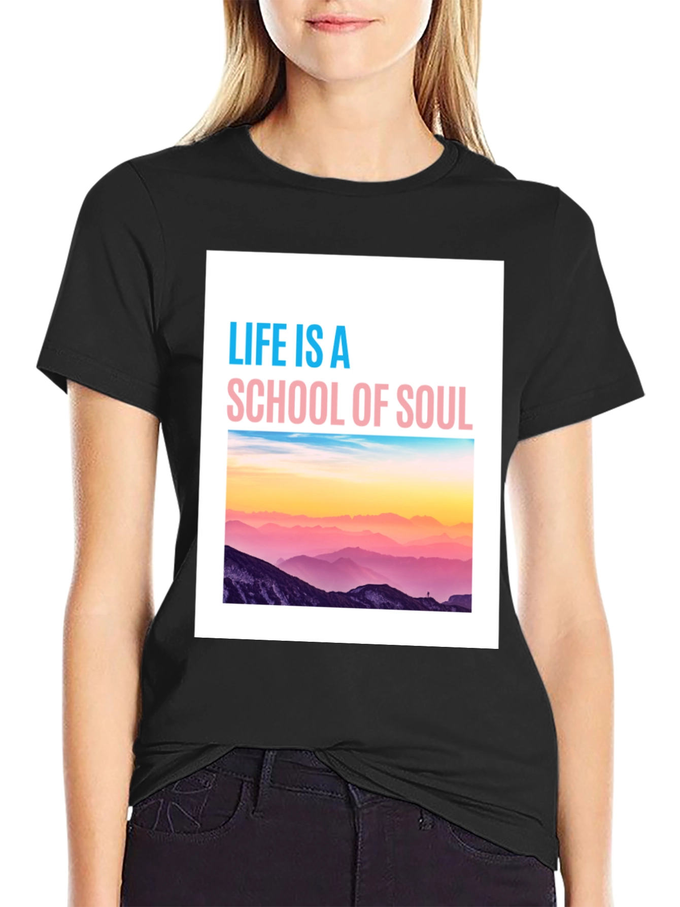 Life is a School of Soul Graphic Tee