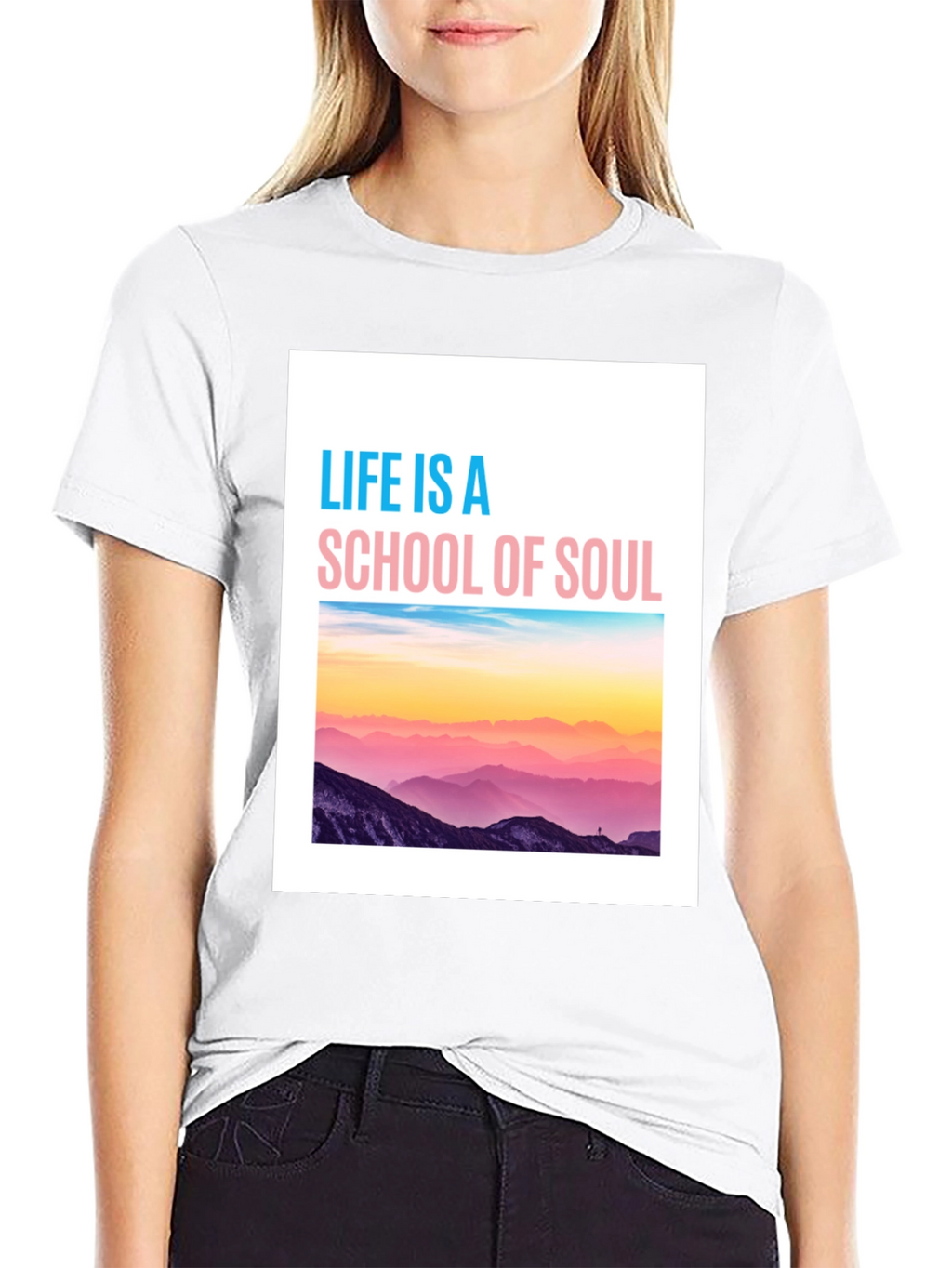 Life is a School of Soul Graphic Tee