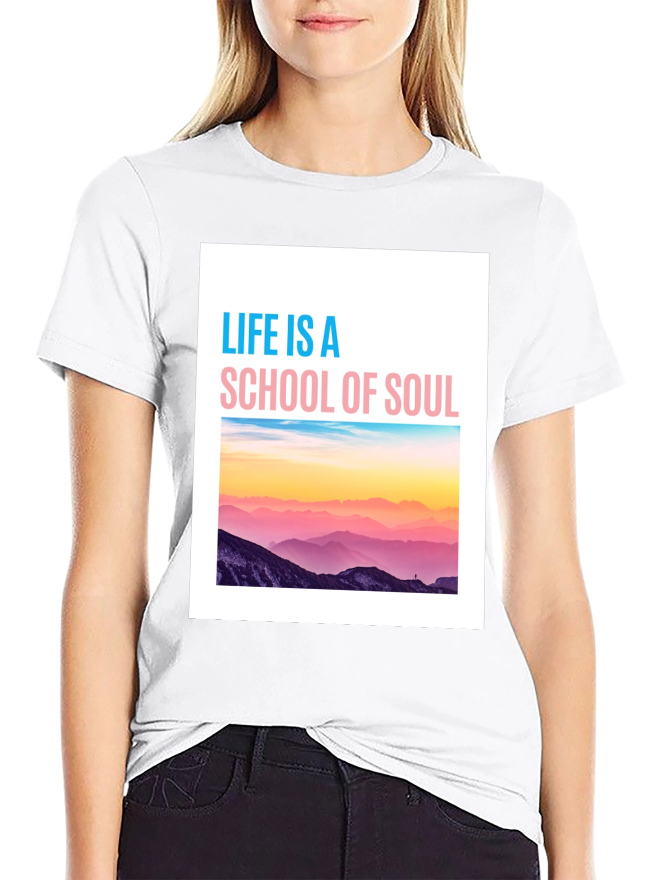 Life is a School of Soul Graphic Tee