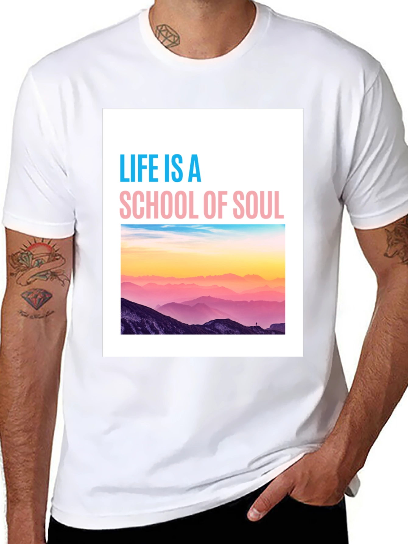 Life is a School of Soul Graphic Tee