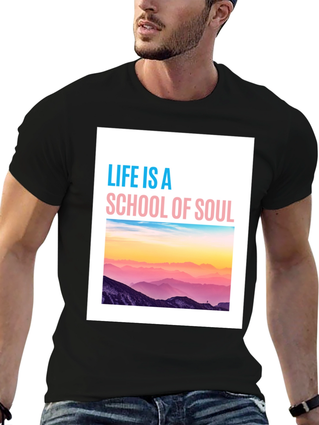Life is a School of Soul Graphic Tee