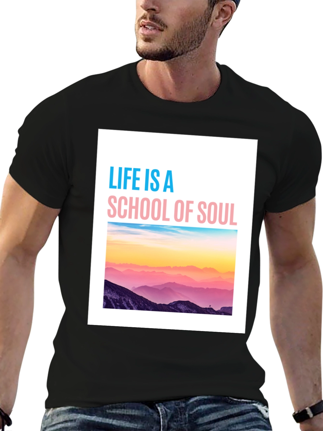 Life is a School of Soul Graphic Tee