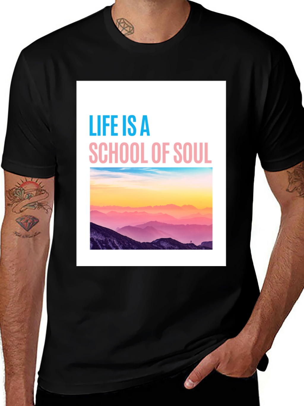 Life is a School of Soul Graphic Tee