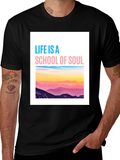 Life is a School of Soul Graphic Tee