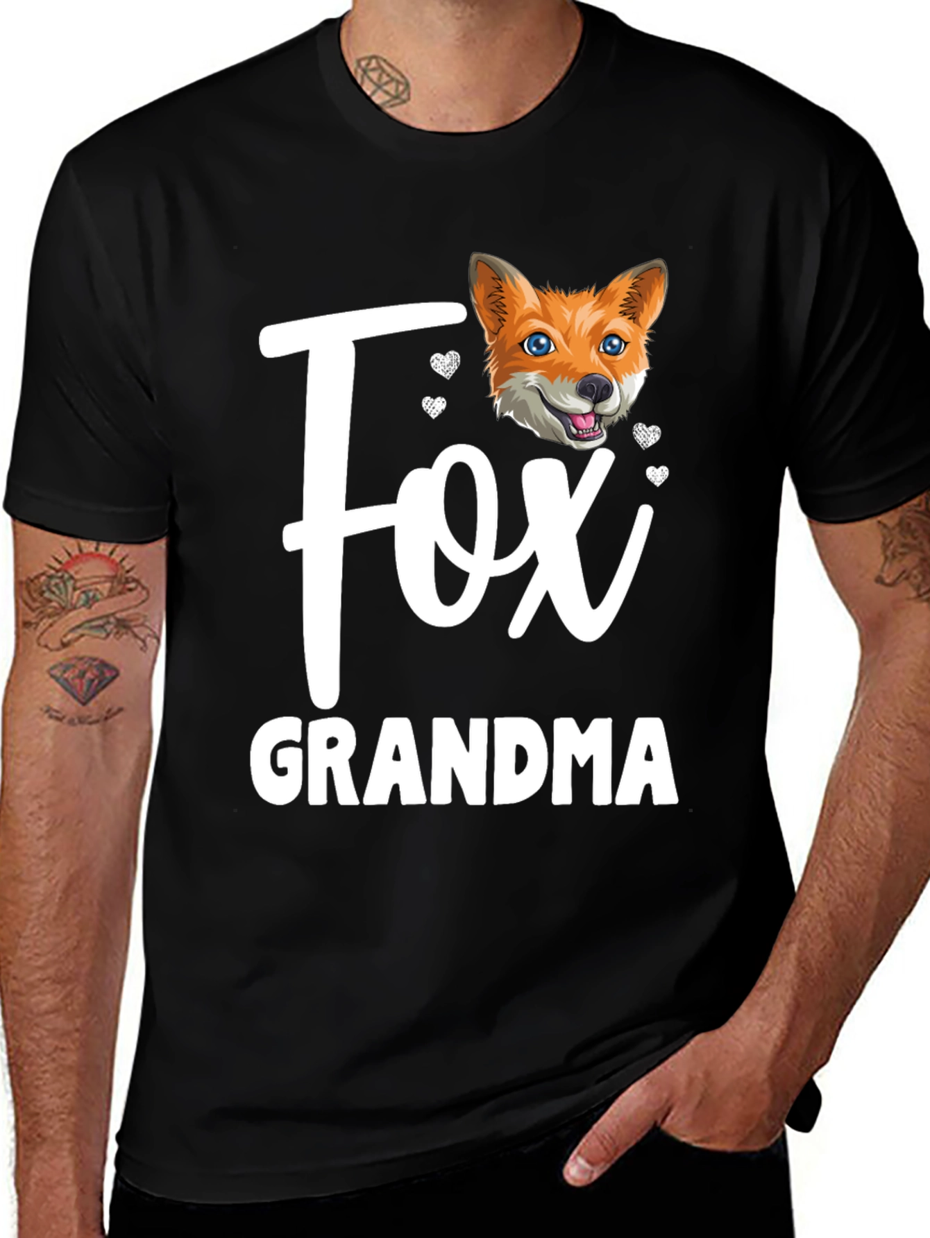 Fox Grandma T-Shirt - Novelty Graphic Tee
