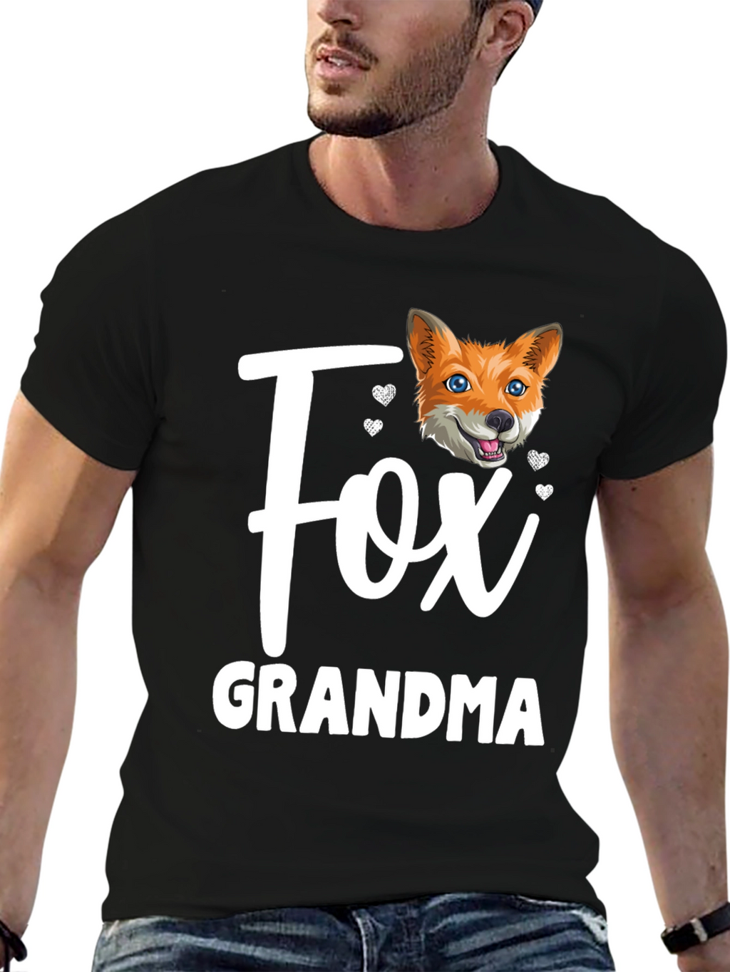 Fox Grandma T-Shirt - Novelty Graphic Tee
