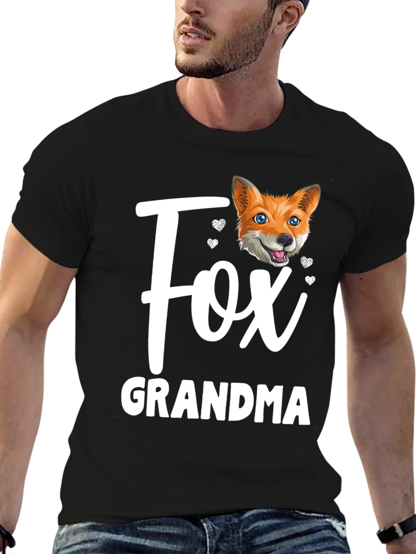 Fox Grandma T-Shirt - Novelty Graphic Tee