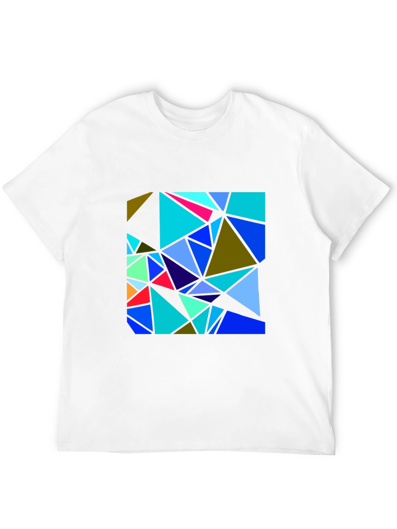 Abstract Geometric Triangle T-Shirt