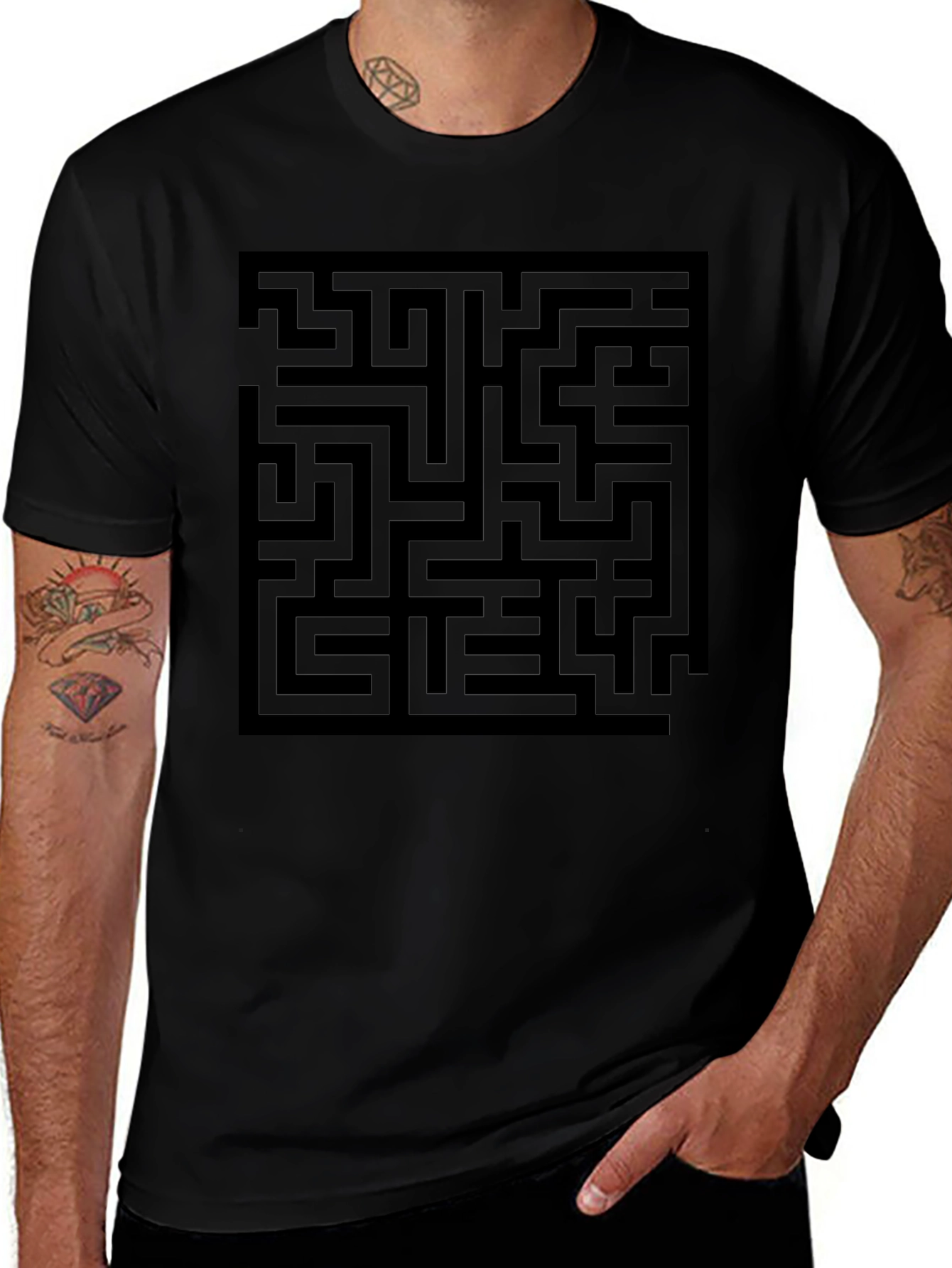 Maze T-Shirt - Solve the Mystery!