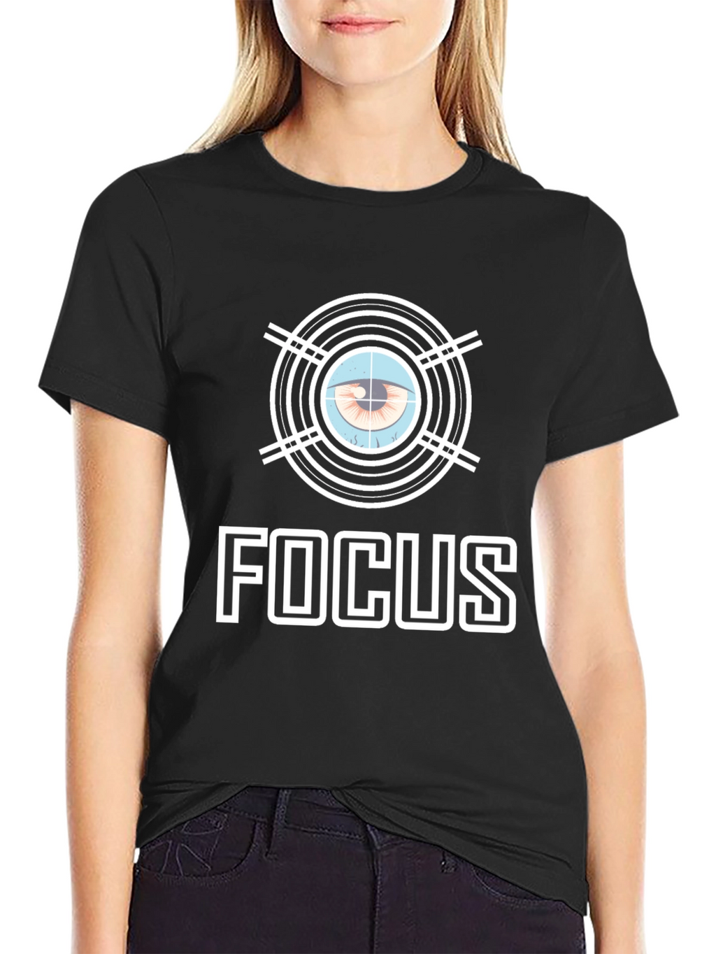 Focus Eye Graphic T-Shirt - Stylish & Unique Design