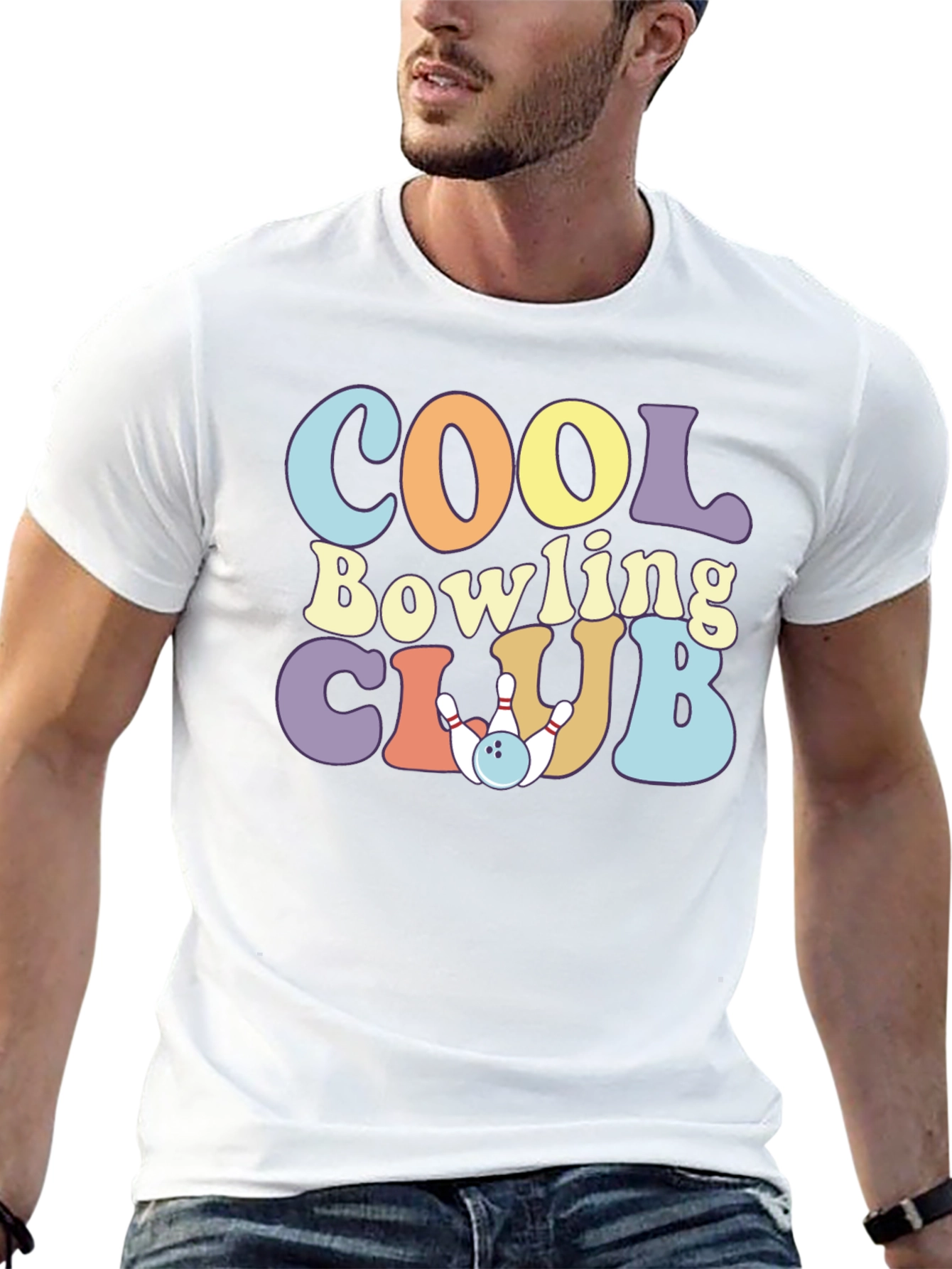 Cool Bowling Club Graphic Tee