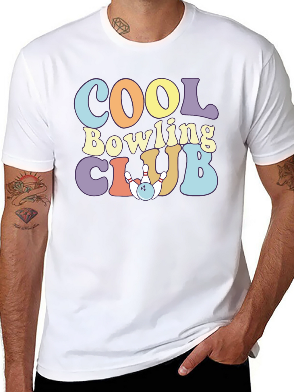 Cool Bowling Club Graphic Tee