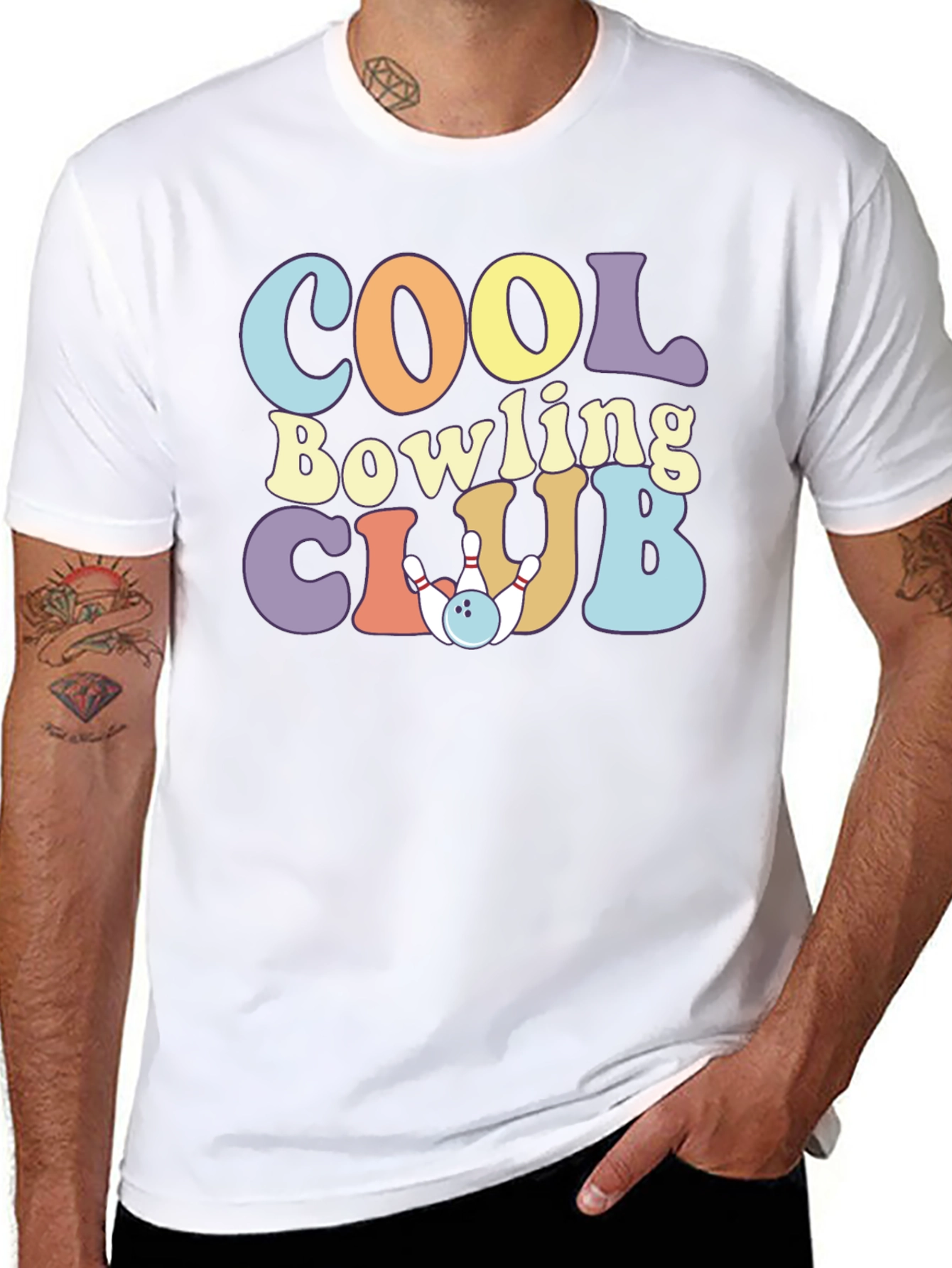 Cool Bowling Club Graphic Tee