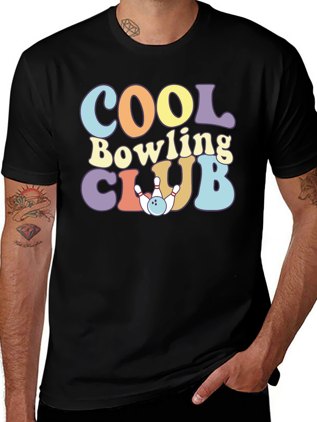 Cool Bowling Club Graphic Tee